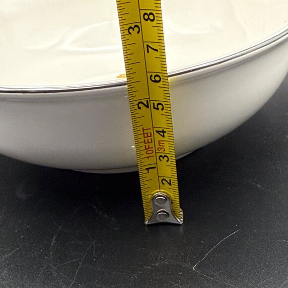 Set Of 4 Pfaltzgraff Penguin Skate 6” White Ceramic Cereal Bowls - Picture 6 of 6